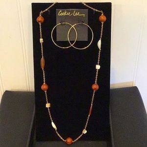 NWT Cookie Lee Necklace & Earrings